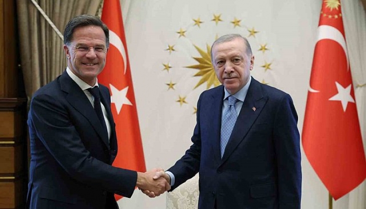 Erdoğan, NATO Genel Sekreteri Rutte'yle Görüştü