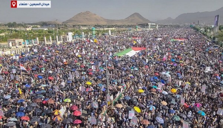Yemen'de Görkemli Gazze Gösterisi