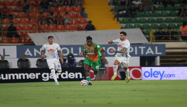 Alanyaspor, Rizespor İle 0-0 Berabere Kaldı