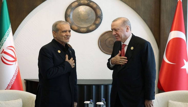 Erdoğan, İran Cumhurbaşkanı Pezeşkiyan İle Görüştü