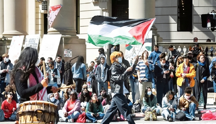  New York'ta Gazze Protestosu; 98 Gözaltı