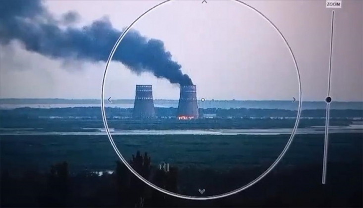 Rusya Zaporijya Nükleer Santrali'ni Vurdu
