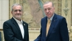 Erdoğan, Mevkidaşı Pezeşkiyan İle Görüştü