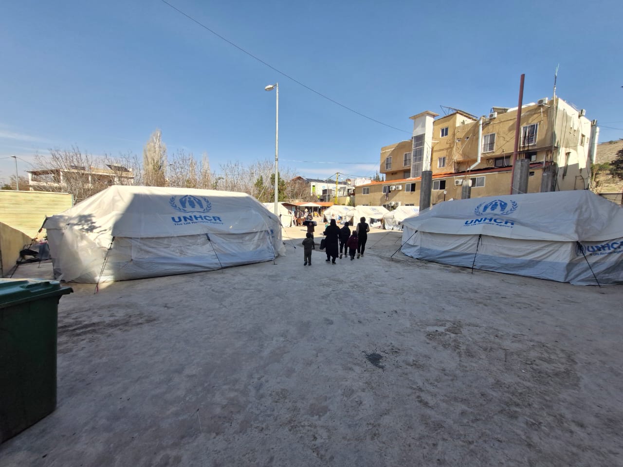 Lübnan'a Sığınan Suriyeli Şiilerin Yerleştirildikleri Çadırlardan Görüntüler