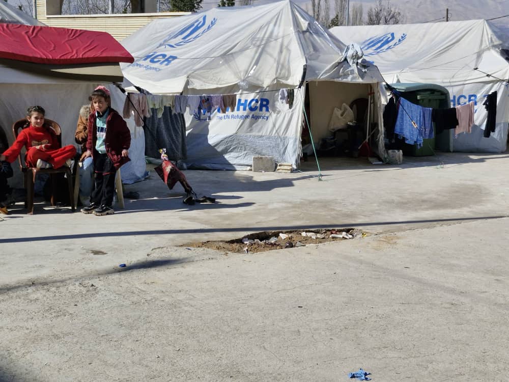 Lübnan'a Sığınan Suriyeli Şiilerin Yerleştirildikleri Çadırlardan Görüntüler