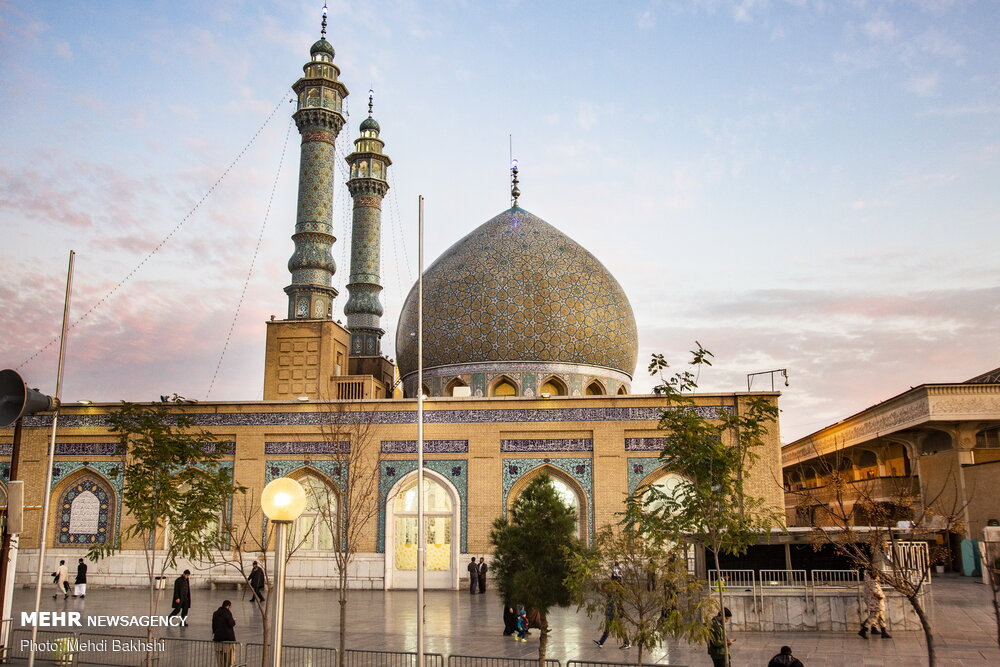 Kum'daki Mescid-i Azam Camisinden Görüntüler