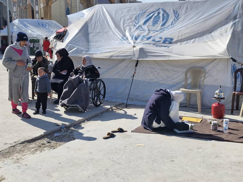 Lübnan'a Sığınan Suriyeli Şiilerin Yerleştirildikleri Çadırlardan Görüntüler